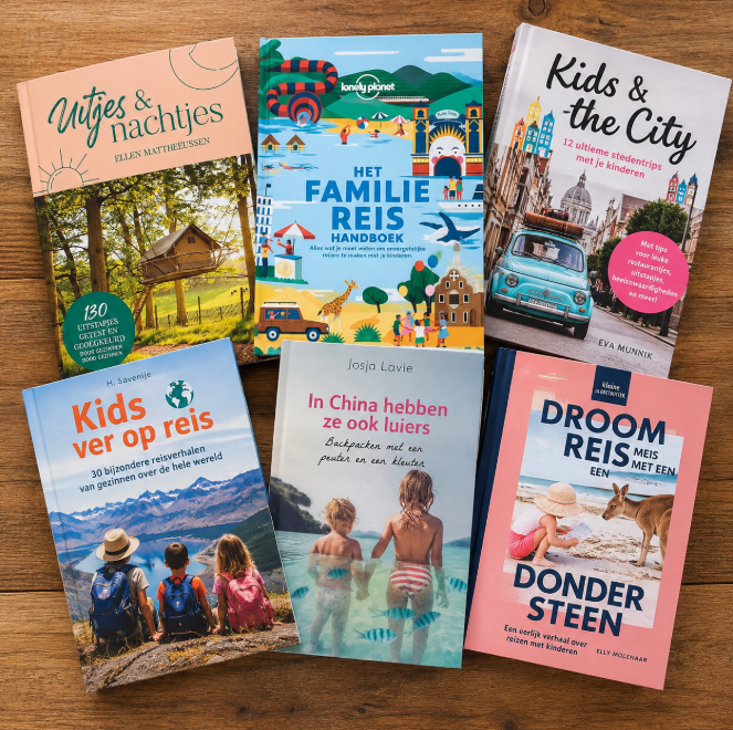 De leukste reisboeken voor gezinnen met reiskriebels