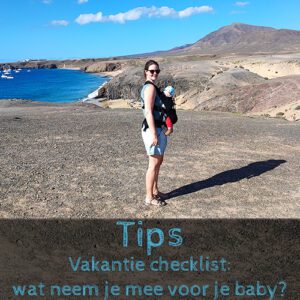 Vakantie met een baby